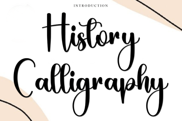 History Calligraphy Font - Featured Image