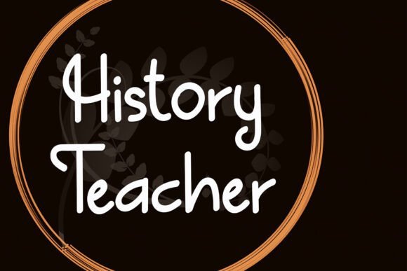 History Teacher Font - Featured Image