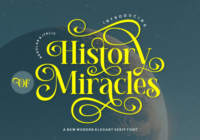History of Miracles Font - Featured Image