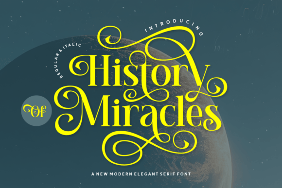 History of Miracles Font - Featured Image