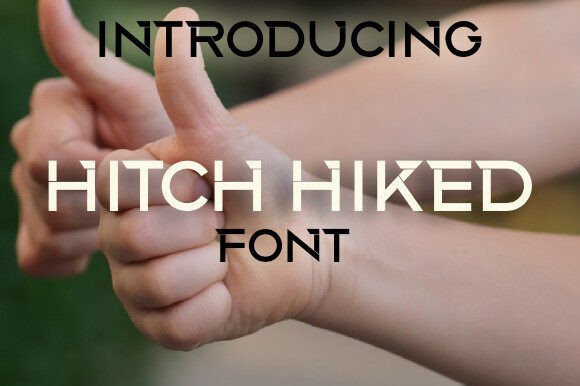 Hitch Hiked Font - Featured Image