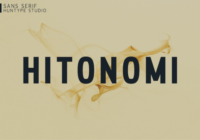 Hitonomi Font - Featured Image