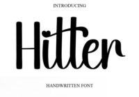 Hitter Font - Featured Image