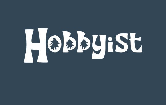 Hobbyist Font - Featured Image