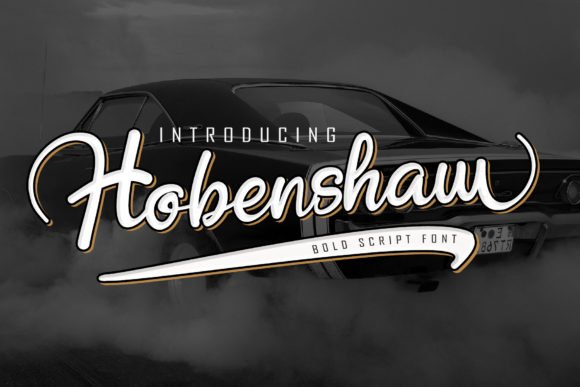 Hobenshaw Font - Featured Image