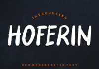 Hoferin Font - Featured Image