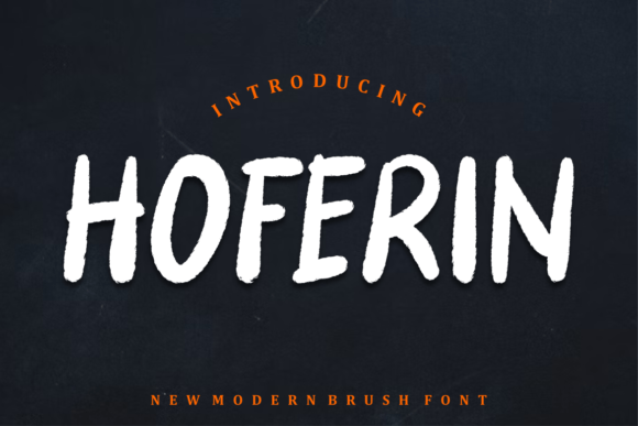 Hoferin Font - Featured Image