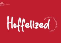 Hoffelized Font - Featured Image