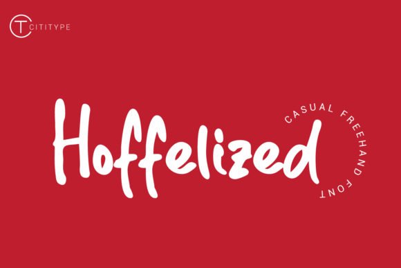 Hoffelized Font - Featured Image