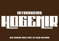 Hogenir Font - Featured Image