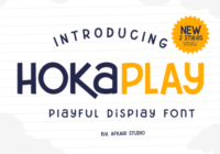 Hokaplay Font - Featured Image