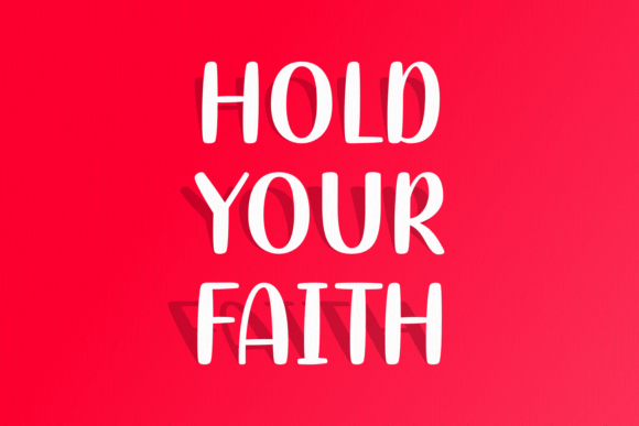 Hold Your Faith Font - Featured Image