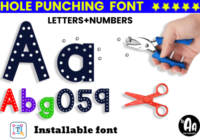 Hole Punching Font - Featured Image