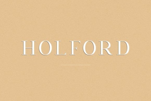 Holford Font - Featured Image