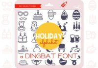 Holiday Alphabet Font - Featured Image