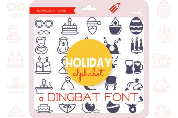 Holiday Alphabet Font - Featured Image
