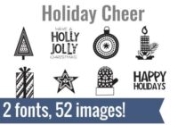 Holiday Cheer Dingbats Font - Featured Image