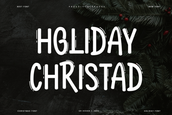 Holiday Christad Font - Featured Image