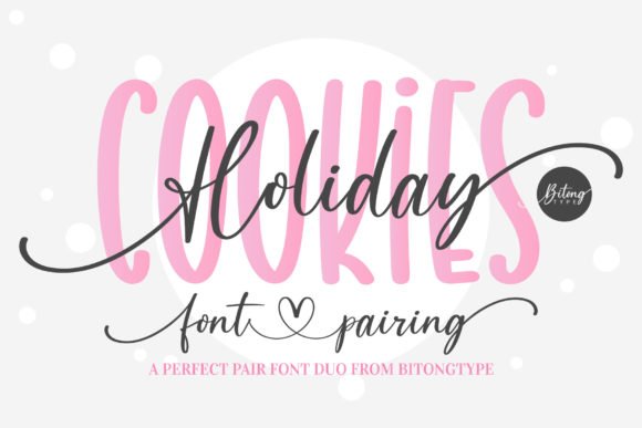 Holiday Cookies Font - Featured Image