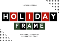 Holiday Film Frame Font - Featured Image