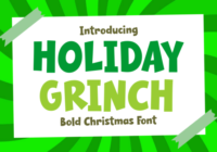 Holiday Grinch Font - Featured Image
