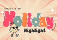 Holiday Highlight Font - Featured Image