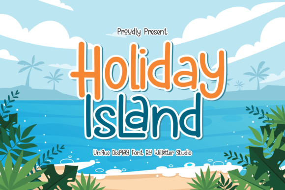 Holiday Island Font - Featured Image