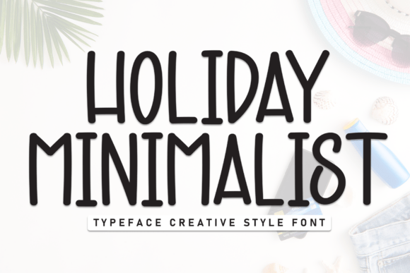 Holiday Minimalist Font - Featured Image