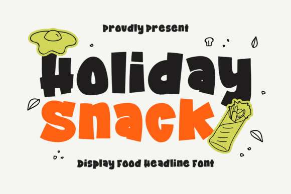 Holiday Snack Font - Featured Image