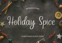 Holiday Spice Font - Featured Image