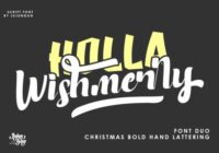 Holla Wishmerry Font - Featured Image