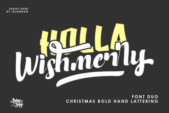 Holla Wishmerry Font - Featured Image