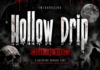 Hollow Drip Font - Featured Image