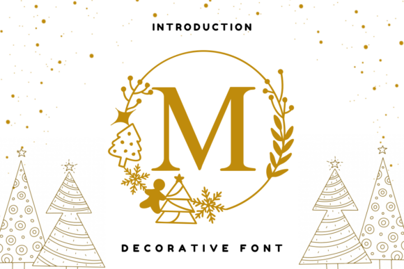Holly Wreath Font - Featured Image