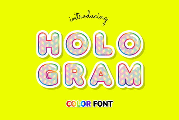 Hologram Font - Featured Image