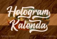 Hologram Kalenda Font - Featured Image