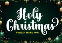 Holy Christmas Font - Featured Image