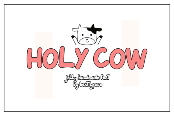Holy Cow Font - Featured Image