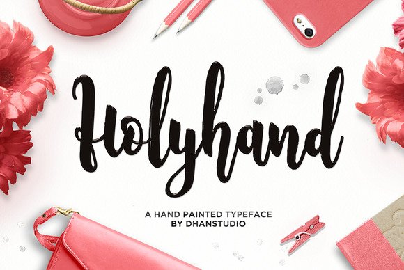 Holyhand Font - Featured Image
