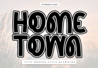 Home Town Font - Featured Image