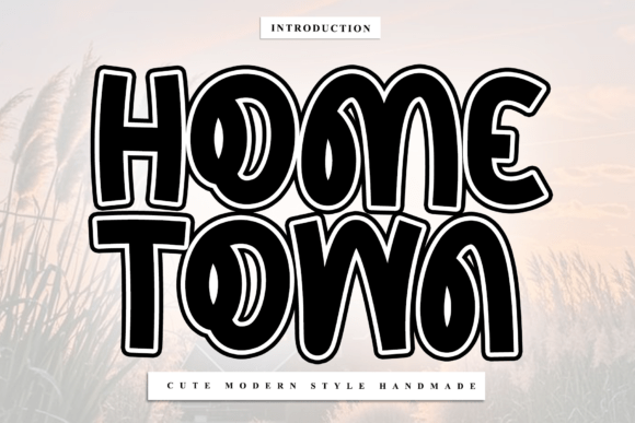 Home Town Font - Featured Image