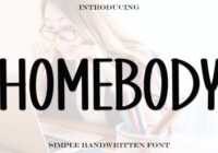 Homebody Font - Featured Image