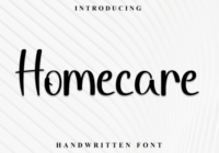 Homecare Font - Featured Image
