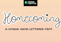 Homecoming  Font - Featured Image