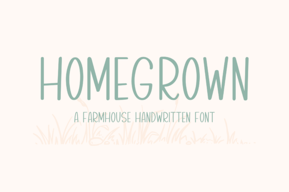 Homegrown Font - Featured Image