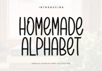 Homemade Alphabet Font - Featured Image
