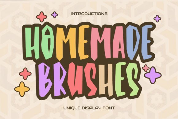 Homemade Brushes Font - Featured Image