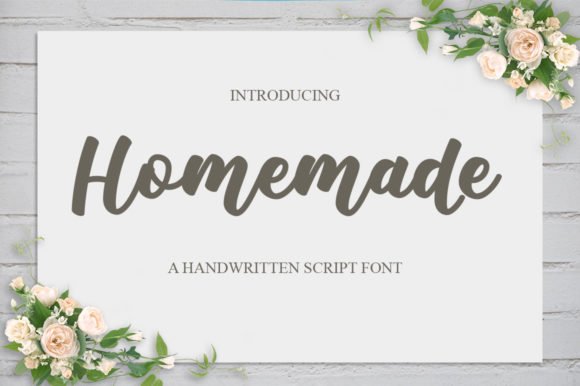 Homemade Font - Featured Image