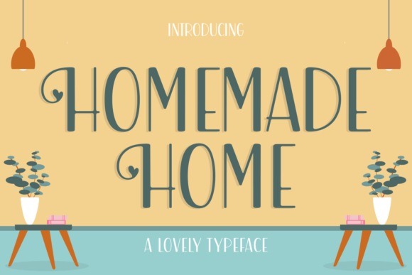 Homemade Home Font - Featured Image