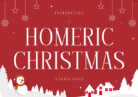Homeric Christmas Font - Featured Image